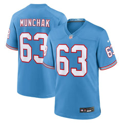 Mike Munchak Tennessee Titans Retired Player Alternate Game Jersey Light Blue - Nike