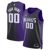 NBA - Sacramento Kings Jordan Brand Unisex Swingman Custom Jersey - Statement Edition - Purple