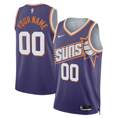 Nike - Phoenix Suns Unisex Swingman Custom Jersey - Purple - Icon Edition
