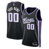 Nike - Sacramento Kings Unisex Swingman Custom Jersey - Icon Edition - Black