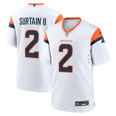 Patrick Surtain II Denver Broncos Mile High Collection Game Jersey White - Nike