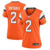 Patrick Surtain II Denver Broncos Women's Mile High Collection Game Jersey Orange - Nike