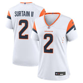 Patrick Surtain II Denver Broncos Women's Mile High Collection Game Jersey White - Nike