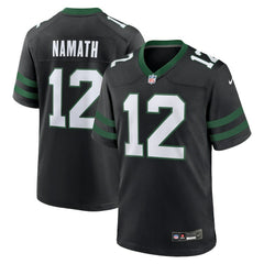 Joe Namath New York Jets Alternate Retired Player Game Jersey Legacy Black - Nike