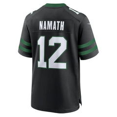 Joe Namath New York Jets Alternate Retired Player Game Jersey Legacy Black - Nike