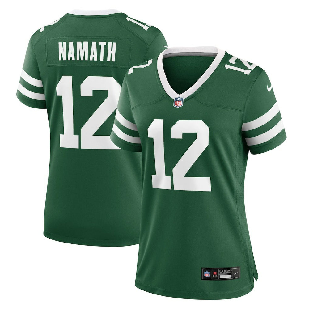Joe Namath New York Jets Women's Retired Player Game Jersey Legacy Green - Nike