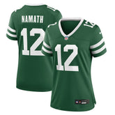 Joe Namath New York Jets Women's Retired Player Game Jersey Legacy Green - Nike