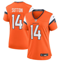 Courtland Sutton Denver Broncos Women's Mile High Collection Game Jersey Orange - Nike