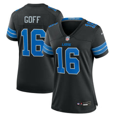 Jared Goff Detroit Lions Women's 2nd Alternate Game Jersey Black - Nike