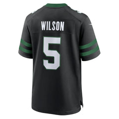 Garrett Wilson New York Jets Alternate Game Jersey Legacy Black - Nike