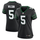 Garrett Wilson New York Jets Women's Alternate Game Jersey Legacy Black - Nike