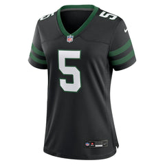 Garrett Wilson New York Jets Women's Alternate Game Jersey Legacy Black - Nike