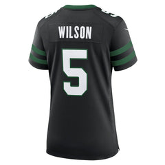 Garrett Wilson New York Jets Women's Alternate Game Jersey Legacy Black - Nike