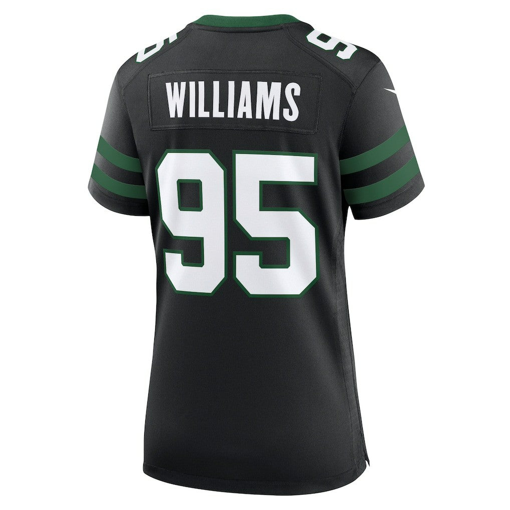 Quinnen Williams New York Jets Women's Alternate Game Jersey - Legacy Black | NFL Jerseys