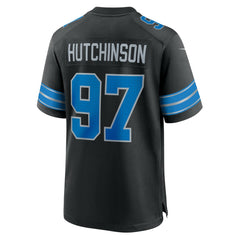 Aidan Hutchinson Detroit Lions 2nd Alternate Game Jersey Black - Nike