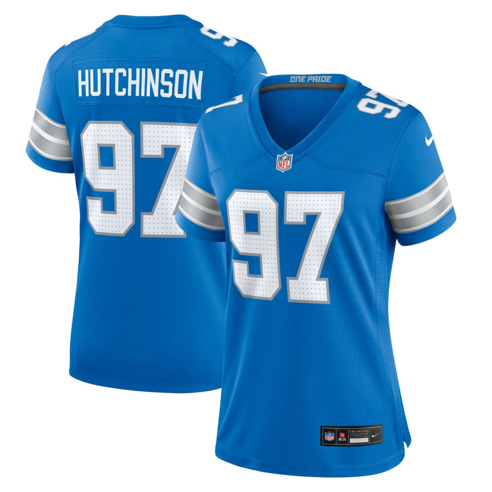 Aidan Hutchinson Detroit Lions Women's Game Jersey Blue - Nike