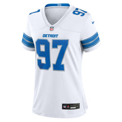 Aidan Hutchinson Detroit Lions Women's Game Jersey White - Nike