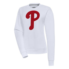 Philadelphia Phillies Antigua Women's Victory Chenille Pullover Sweatshirt discount