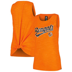 Cincinnati Bengals New Era Women's Space Dye Active Tank Top Orange - NFL