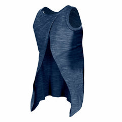 Denver Broncos New Era Women's Space Dye Active Tank Top Navy - NFL