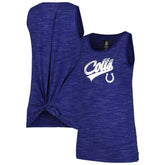 Indianapolis Colts New Era Women's Space Dye Active Tank Top Royal - NFL