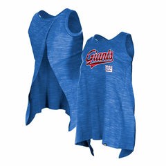 New York Giants New Era Women's Space Dye Active Tank Top Royal - NFL