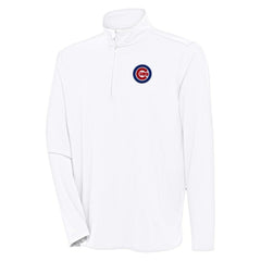 Chicago Cubs Antigua Hunk Quarter-Zip Pullover Top Sale