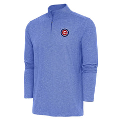 Chicago Cubs Antigua Hunk Quarter-Zip Pullover Top Sale