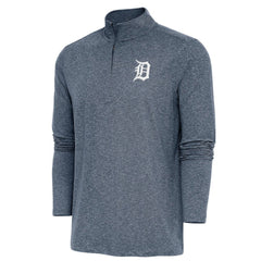 Detroit Tigers Antigua Hunk Quarter-Zip Pullover Top Sale