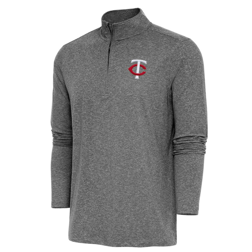 Minnesota Twins Antigua Hunk Quarter-Zip Pullover Top Clearance