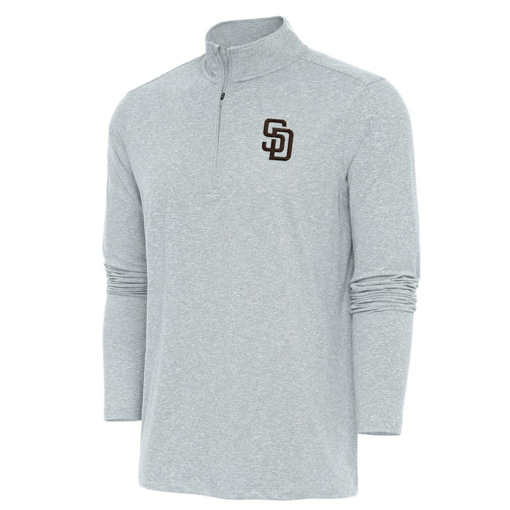 San Diego Padres Antigua Hunk Quarter-Zip Pullover Top Near Me