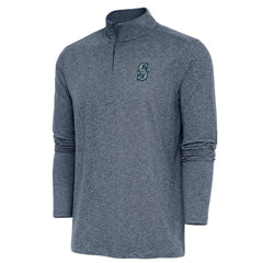 Seattle Mariners Antigua Hunk Quarter-Zip Pullover Top Online