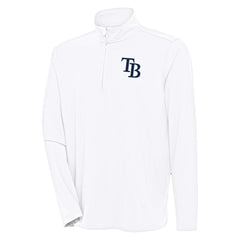 Tampa Bay Rays Antigua Hunk Quarter-Zip Pullover Top for sale