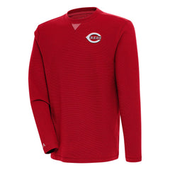 Cincinnati Reds Antigua Flier Bunker Pullover Sweatshirt for sale