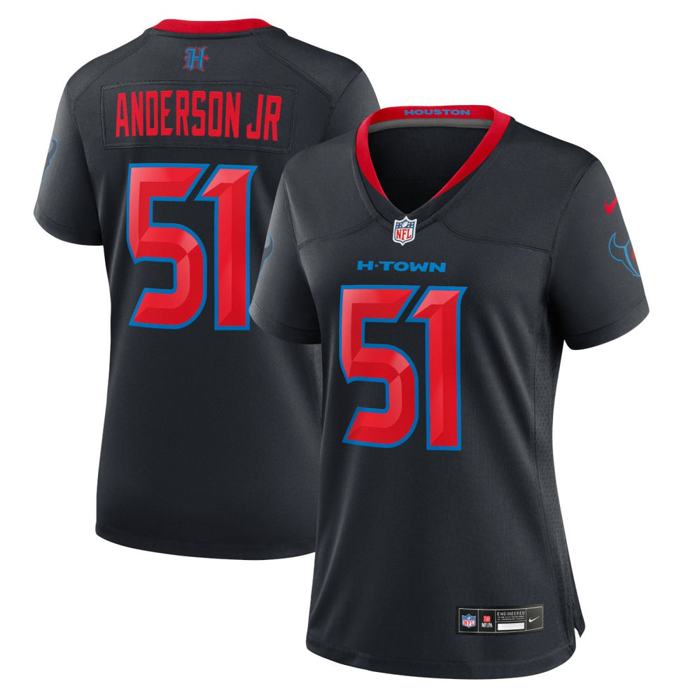 Will Anderson Jr. Houston Texans Women's 2nd Alternate Game Jersey Navy - Nike