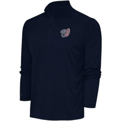 Washington Nationals Antigua Patriotic Tribute Quarter-Zip Pullover Top Sale