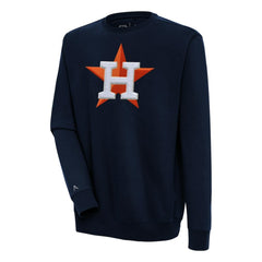 Houston Astros Antigua Victory Crewneck Chenille Pullover Sweatshirt for sale