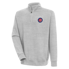 Chicago Cubs Antigua Victory Quarter-Zip Pullover Top Sale