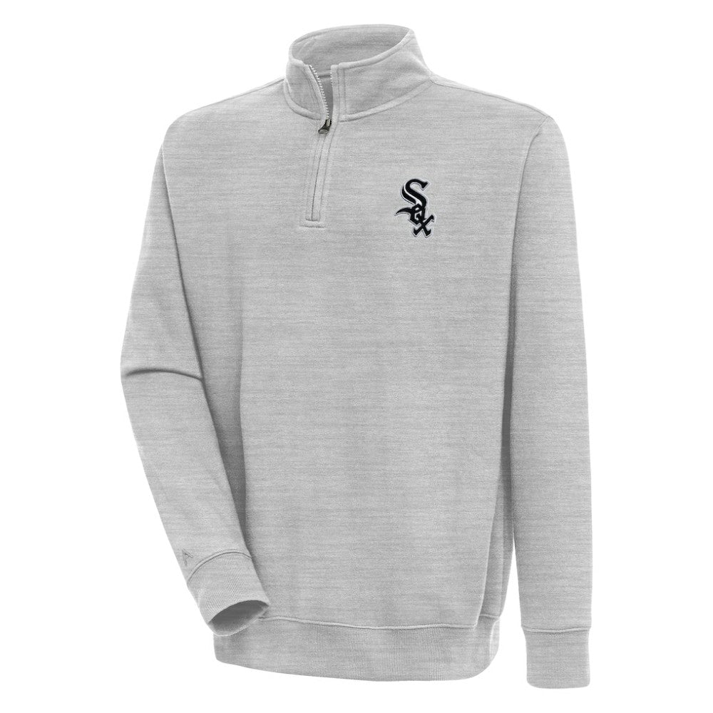 Chicago White Sox Antigua Victory Quarter-Zip Pullover Top for sale