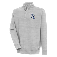 Kansas City Royals Antigua Victory Quarter-Zip Pullover Top On Sale