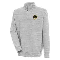 Milwaukee Brewers Antigua Victory Quarter-Zip Pullover Top for sale