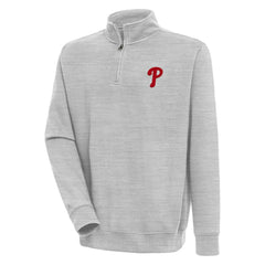 Philadelphia Phillies Antigua Victory Quarter-Zip Pullover Top Near Me
