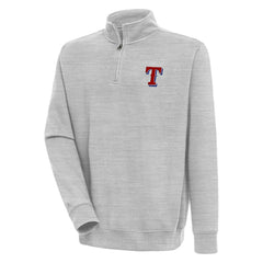 Texas Rangers Antigua Victory Quarter-Zip Pullover Top Sale