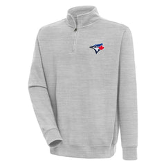 Toronto Blue Jays Antigua Victory Quarter-Zip Pullover Top Clearance