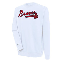Atlanta Braves Antigua Victory Pullover Sweatshirt Near Me