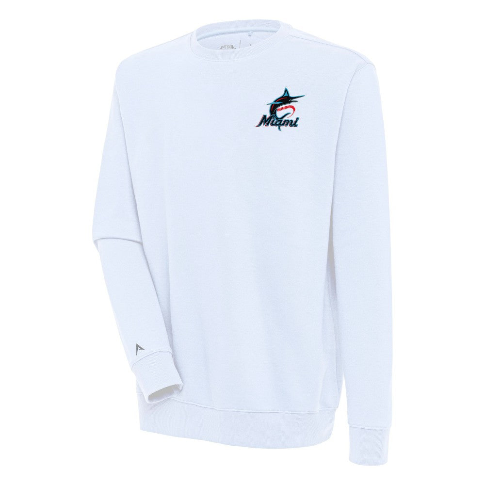 Miami Marlins Antigua Victory Pullover Sweatshirt Online