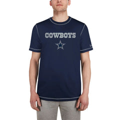 Dallas Cowboys New Era Third Down Puff Print T-Shirt Navy - NFL