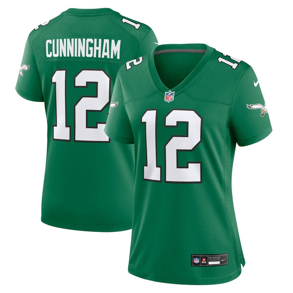 Randall Cunningham Philadelphia Eagles Women's Alternate Game Jersey Kelly Green - Nike