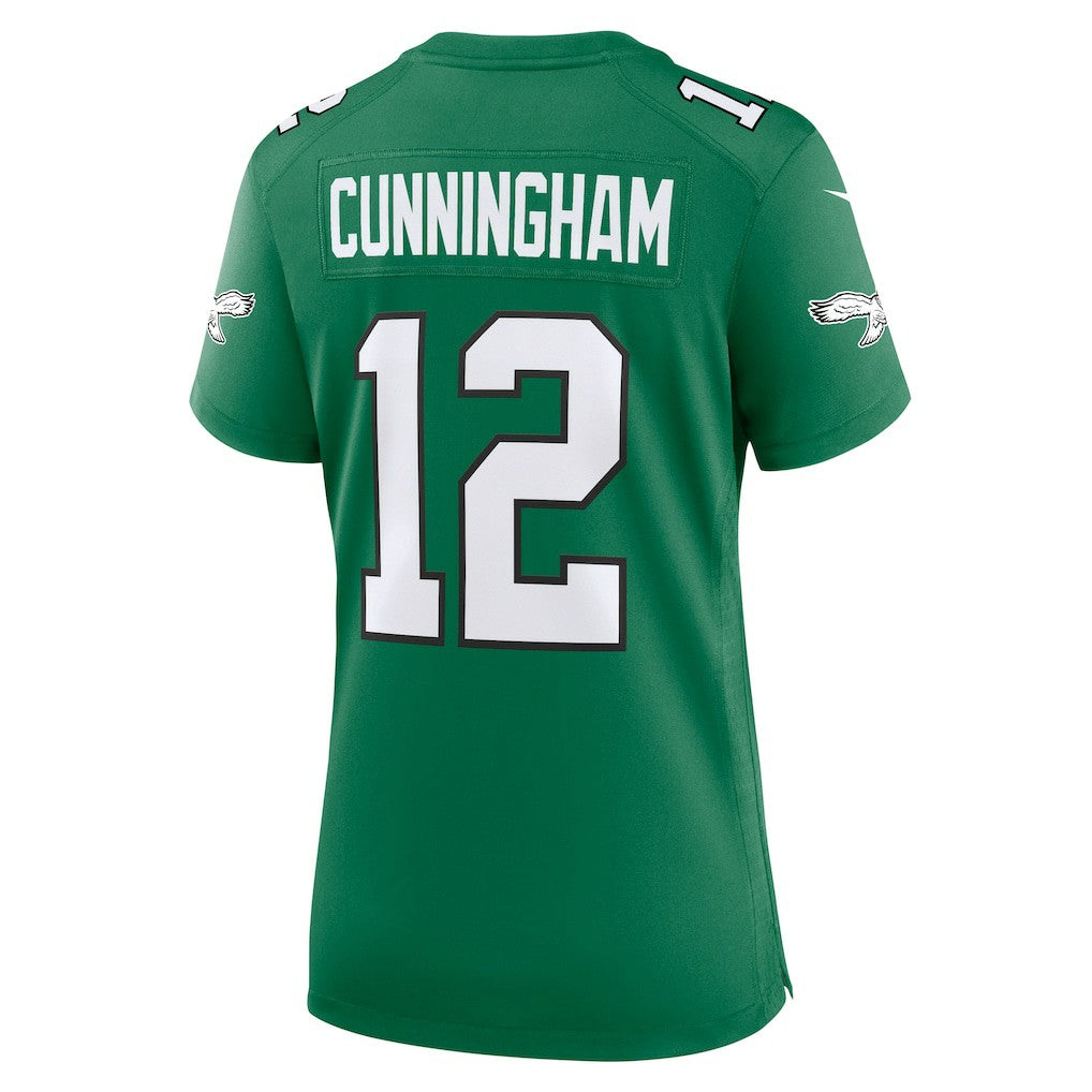 Randall Cunningham Philadelphia Eagles Women's Alternate Game Jersey - Kelly Green | NFL Jerseys