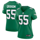 Brandon Graham Philadelphia Eagles Women's Alternate Game Jersey Kelly Green - Nike
